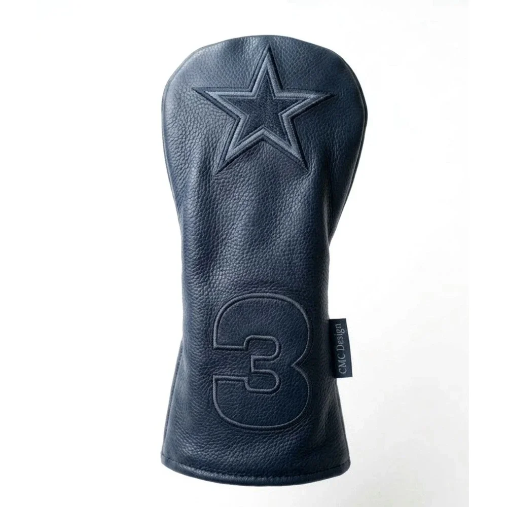 NFL Dallas Cowboys Driver Head Cover Premium Leather Quilted Cover CMC Golf NEW